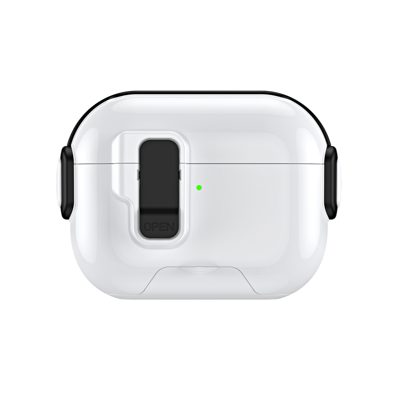 Калъф за AirPods Pro 3 – TPU+PC, многофункционален капак, Apple съвместим, модел ssd-07, инжекционно формован