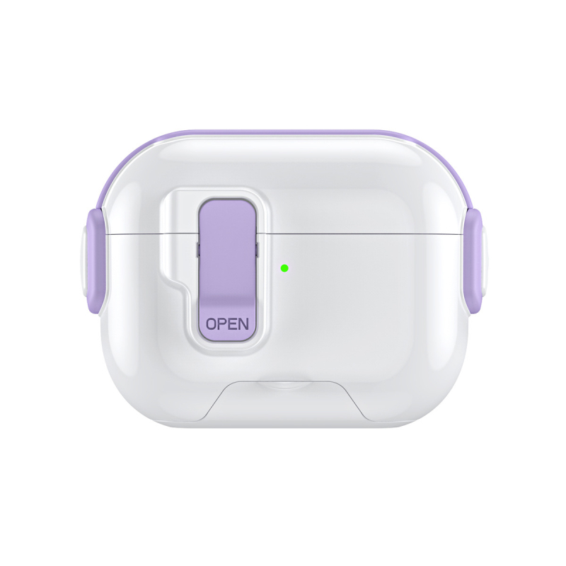 Калъф за AirPods Pro 3 – TPU+PC, многофункционален капак, Apple съвместим, модел ssd-07, инжекционно формован