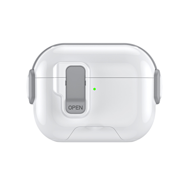 Калъф за AirPods Pro 3 – TPU+PC, многофункционален капак, Apple съвместим, модел ssd-07, инжекционно формован