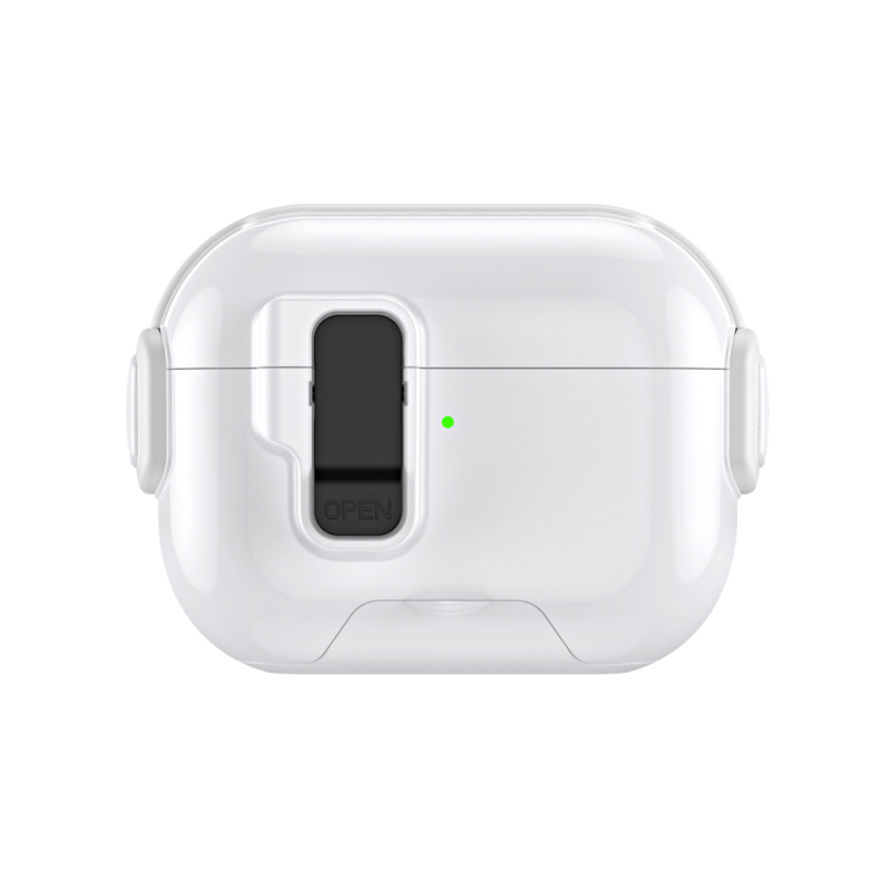 Калъф за AirPods Pro 3 – TPU+PC, многофункционален капак, Apple съвместим, модел ssd-07, инжекционно формован