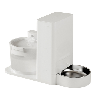 Диспенсер и подхранвател за котки — всичко в едно, вода с постоянна температура, безжично подаване на вода, разглобяем, модел 2023