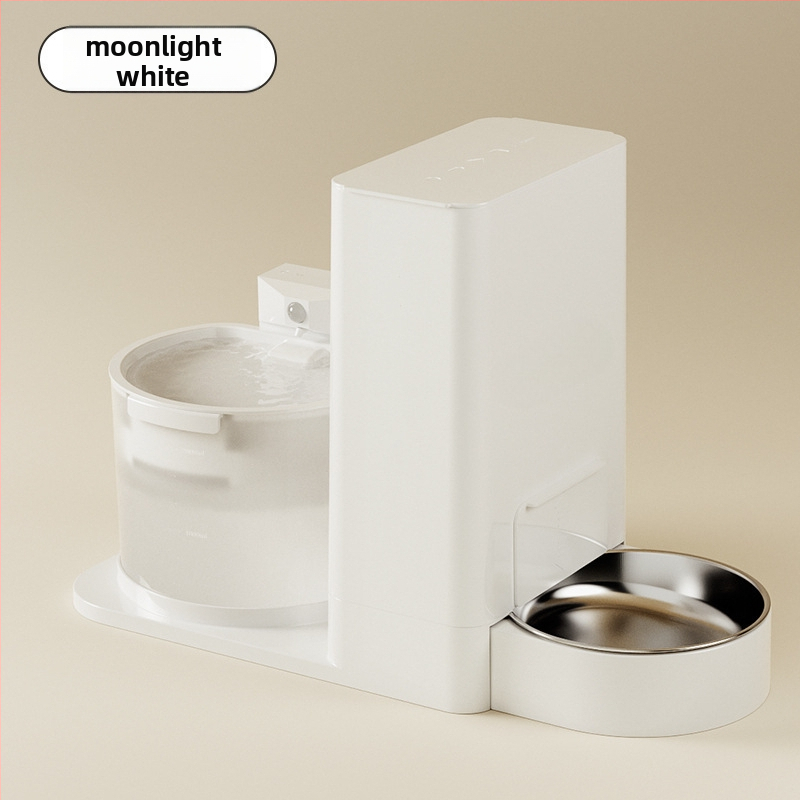 Диспенсер и подхранвател за котки — всичко в едно, вода с постоянна температура, безжично подаване на вода, разглобяем, модел 2023