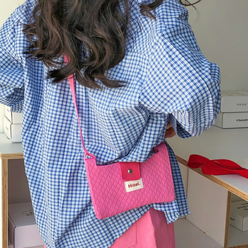 Ženska kružna crossbody torbica od poliestera, magnetsko zatvaranje, jedna naramenica, svakodnevna upotreba
