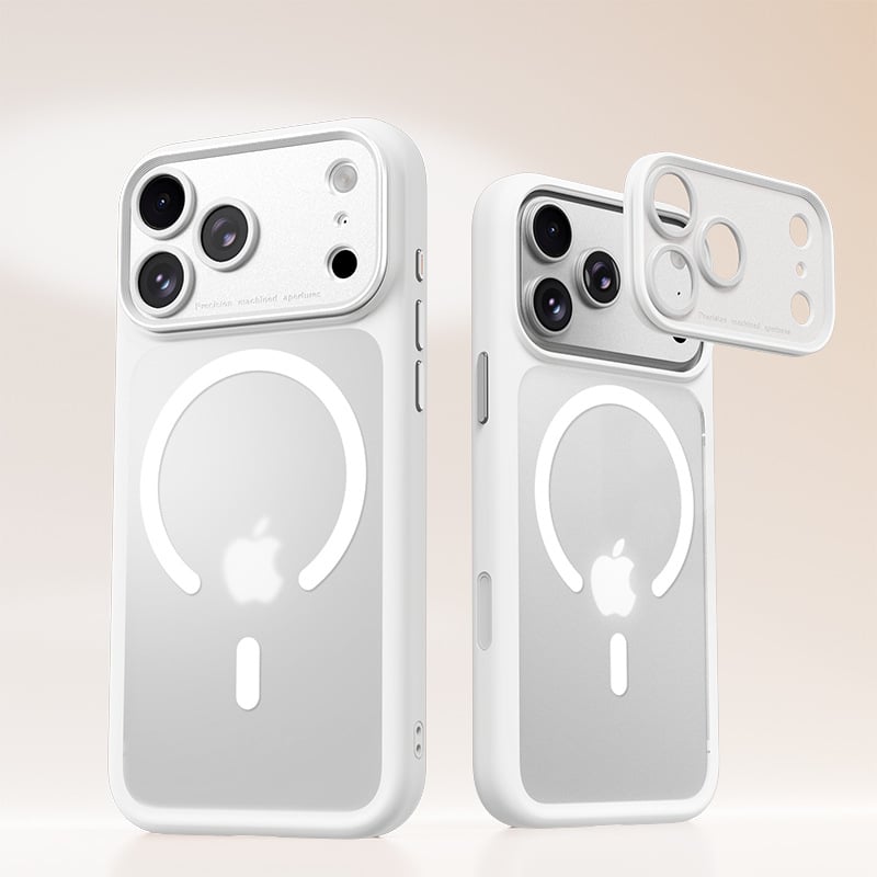 Защитен калъф за iPhone 17 серия с прецизни отвори за камерата, сваляем дизайн, TPU+PC, горещо пресован корпус, анти-падане