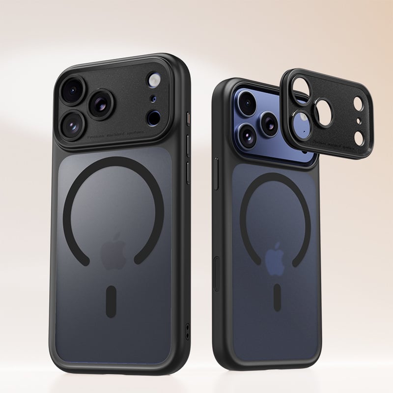 Защитен калъф за iPhone 17 серия с прецизни отвори за камерата, сваляем дизайн, TPU+PC, горещо пресован корпус, анти-падане