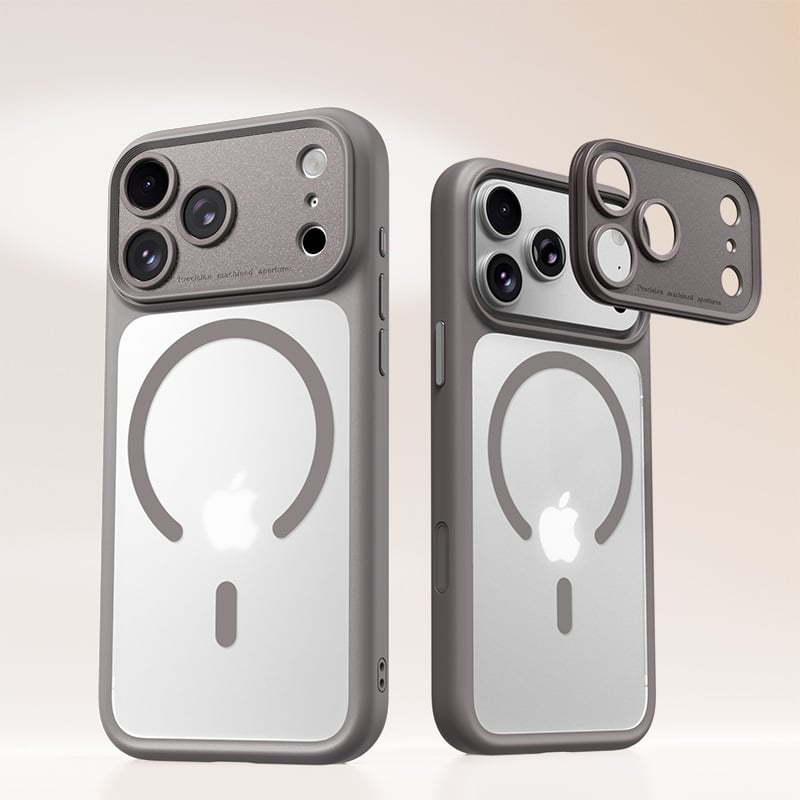 Защитен калъф за iPhone 17 серия с прецизни отвори за камерата, сваляем дизайн, TPU+PC, горещо пресован корпус, анти-падане