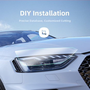 Automašīnas priekšējā luktura plēves uzlikšana Toyota Camry, Highlander, RAV4, CHR, Land Cruiser | Hidrogeliska filma | Zīmols: QiuYiming