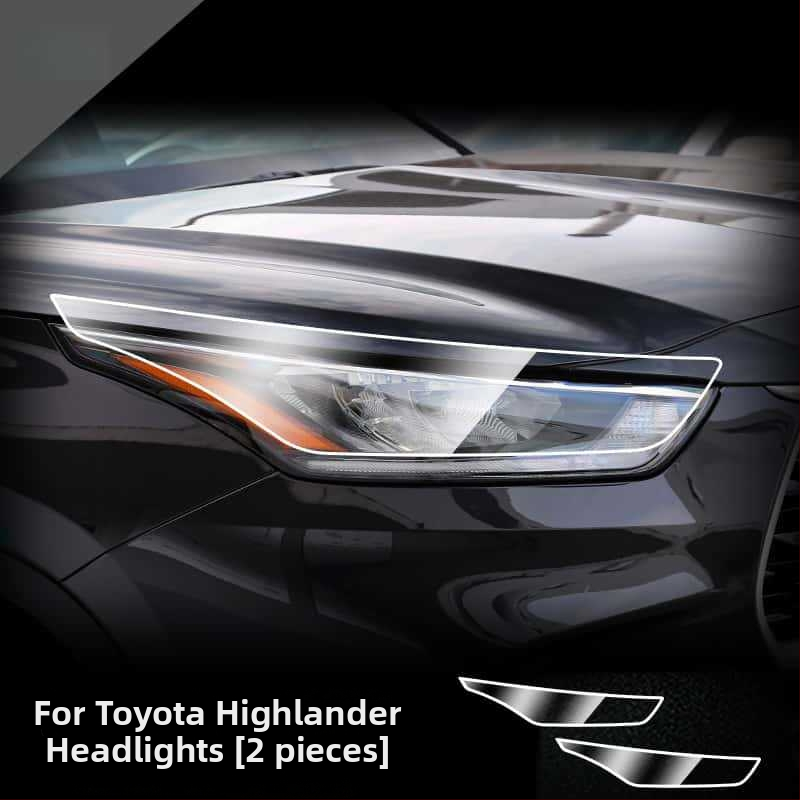 Automašīnas priekšējā luktura plēves uzlikšana Toyota Camry, Highlander, RAV4, CHR, Land Cruiser | Hidrogeliska filma | Zīmols: QiuYiming