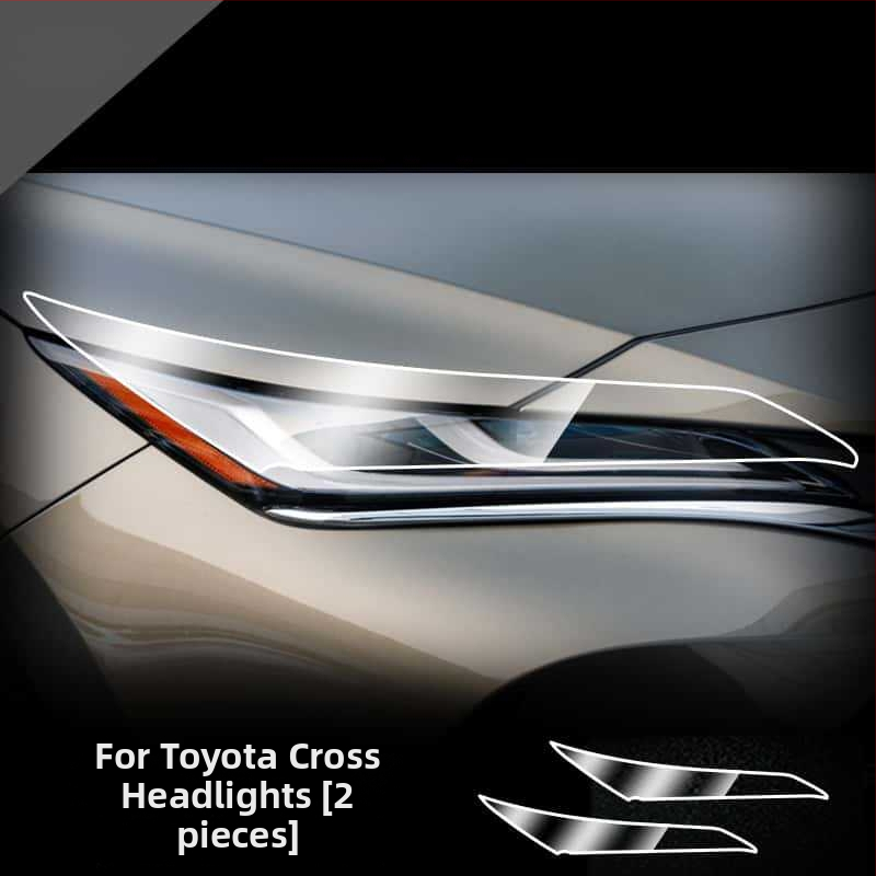 Automašīnas priekšējā luktura plēves uzlikšana Toyota Camry, Highlander, RAV4, CHR, Land Cruiser | Hidrogeliska filma | Zīmols: QiuYiming