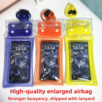 Etui impermeabil pentru telefon OTHRE, PVC, cu logo personalizabil, destinat activităților în aer liber