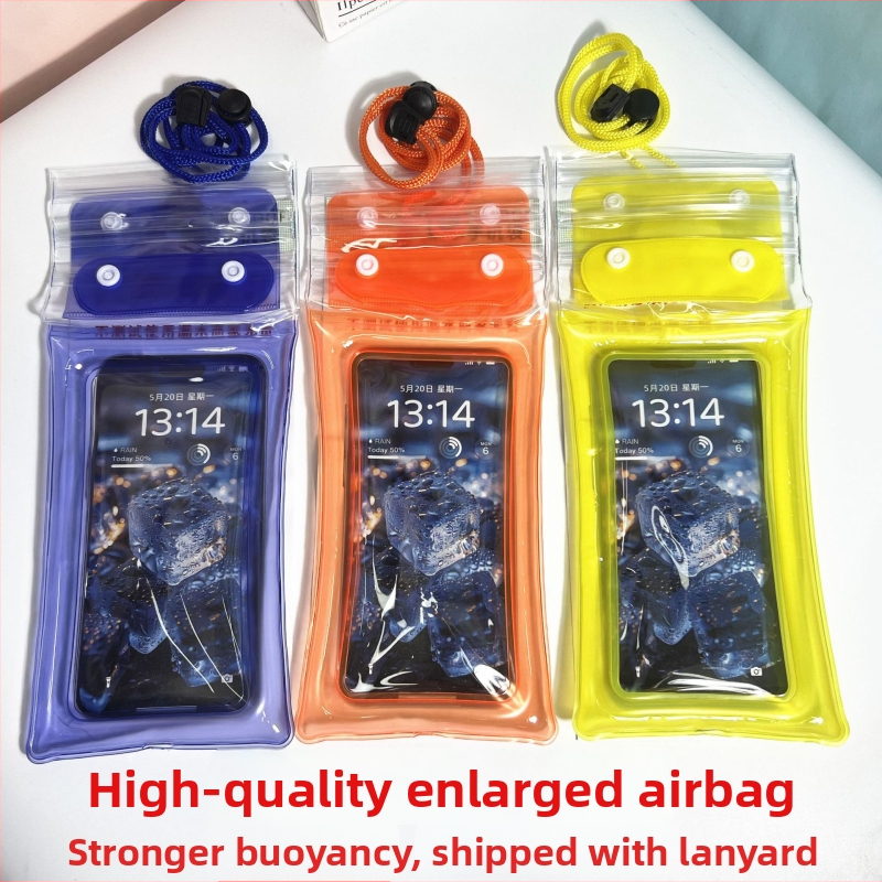 Etui impermeabil pentru telefon OTHRE, PVC, cu logo personalizabil, destinat activităților în aer liber