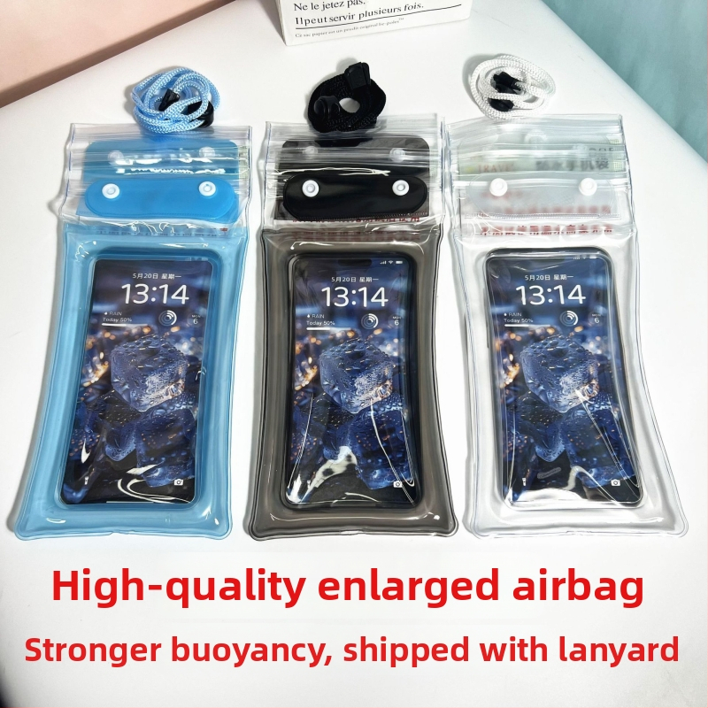 Etui impermeabil pentru telefon OTHRE, PVC, cu logo personalizabil, destinat activităților în aer liber