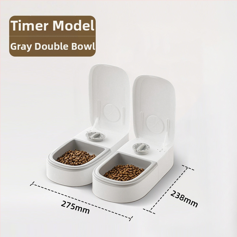 Автоматичен подавач за домашни любимци сензорно отваряне на капака и таймер за свежест, керамична купа; модел Timing sensor, тегло 500 g, без управление чрез приложение