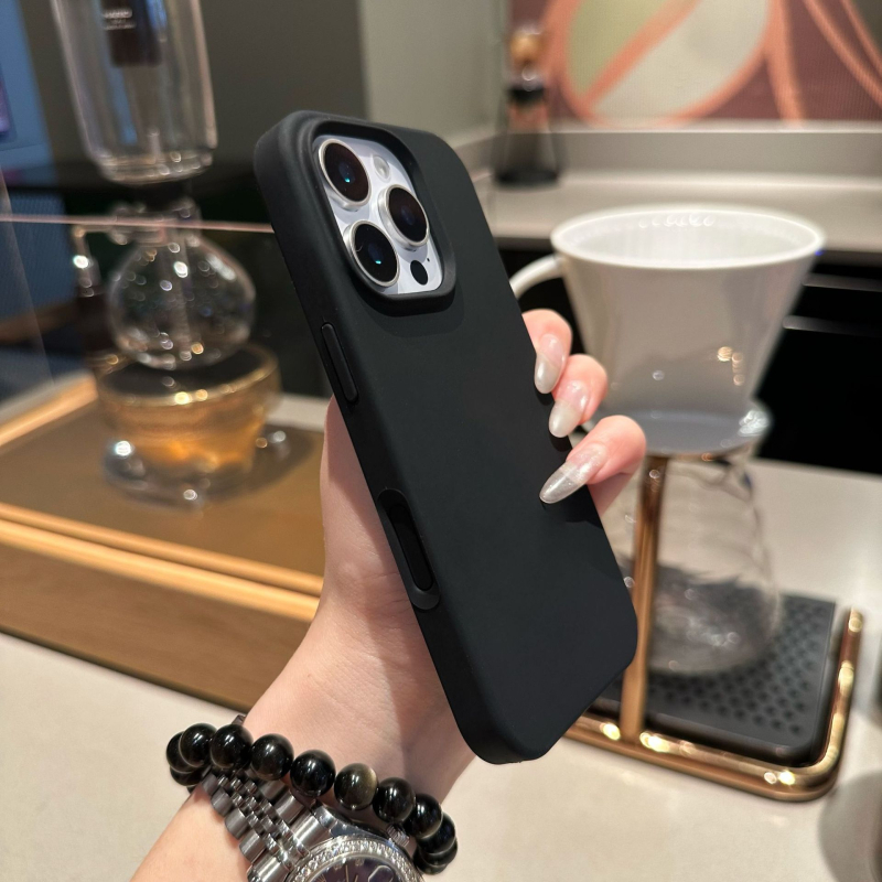 Силиконов защитен калъф за iPhone – антипадение, релефна повърхност, съвместим с iPhone 13/14, 15 Pro/Max, 16/17 Pro/Max и iPhone 17 Air