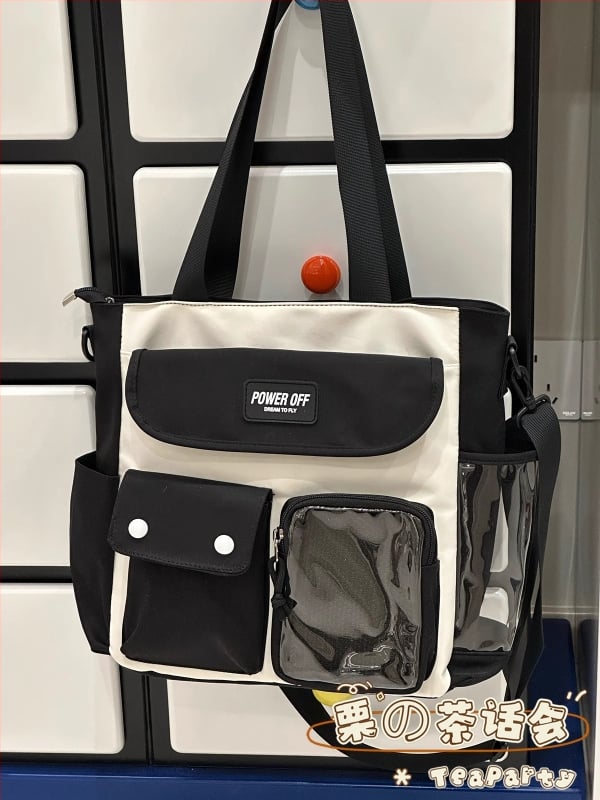 Ženská taška cez rameno v japonskom štýle, jar 2025, zvislá štvorcová silueta, materiál: hodváb s kvetinovým vzorom, otvorenie s klapkou, vonkajšia trojrozmerná taška