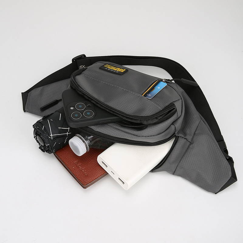 Vyrų krūtinės rankinė miesto minimalistiniam stiliui, Oxford audinys, kvėpuojanti, ultra lengva ir dėvėjimui atspari