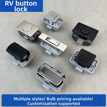 Nauja serija: RV mygtukinė spyna baldams ir jahtos sieniniams spintelėms — cinko lydinys, be rankenos, užrakto cilindras