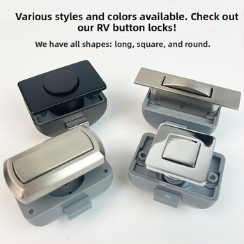 Nauja serija: RV mygtukinė spyna baldams ir jahtos sieniniams spintelėms — cinko lydinys, be rankenos, užrakto cilindras