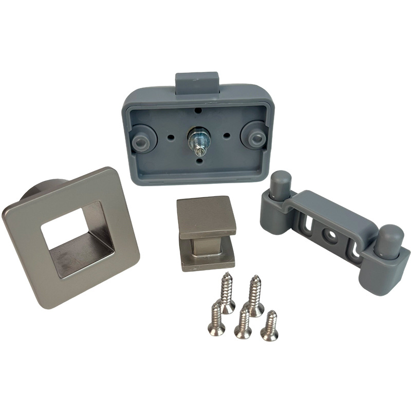 Nauja serija: RV mygtukinė spyna baldams ir jahtos sieniniams spintelėms — cinko lydinys, be rankenos, užrakto cilindras