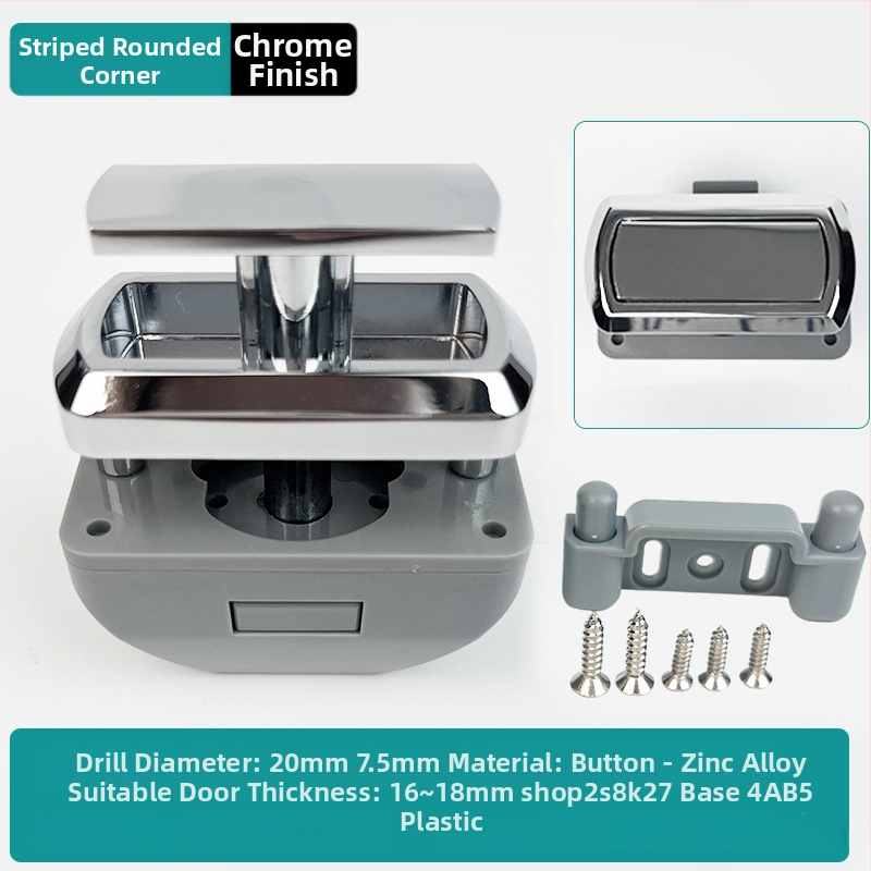 Nauja serija: RV mygtukinė spyna baldams ir jahtos sieniniams spintelėms — cinko lydinys, be rankenos, užrakto cilindras