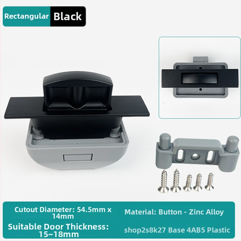 Nauja serija: RV mygtukinė spyna baldams ir jahtos sieniniams spintelėms — cinko lydinys, be rankenos, užrakto cilindras