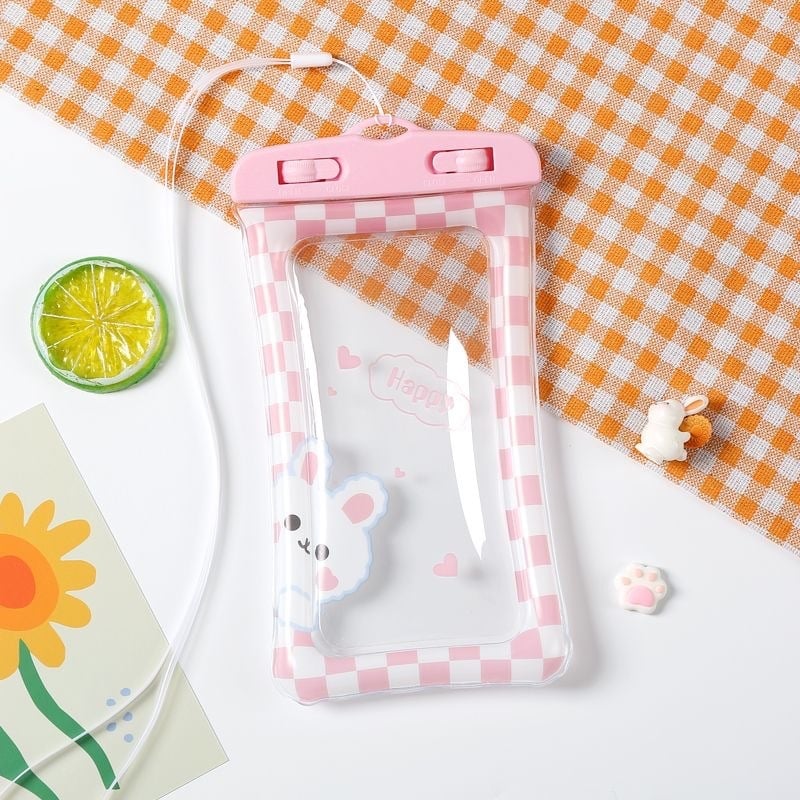 Husă impermeabilă pentru telefon cu airbag – plutitoare, compatibilă cu ecranul tactil, pentru înot și rafting, PVC, logo personalizat