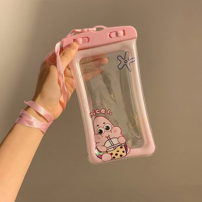 Husă impermeabilă pentru telefon cu airbag – plutitoare, compatibilă cu ecranul tactil, pentru înot și rafting, PVC, logo personalizat