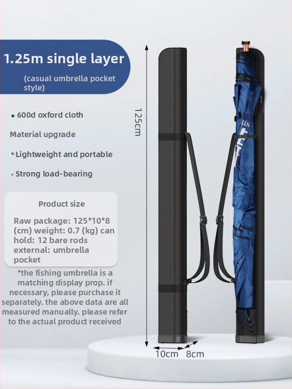 Твърд калъф за риболовни пръчки, лека мултифункционална чанта за принадлежности (Материал: Друг; Функции: Товарене на стръв; Монтиране на риболовна линия; Монтиране на пръчка; Монтиране на риболовен механизъм; Водоустойчивост: Не)