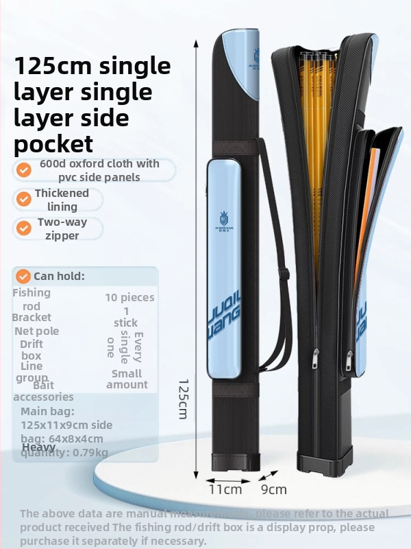 Твърд калъф за риболовни пръчки, лека мултифункционална чанта за принадлежности (Материал: Друг; Функции: Товарене на стръв; Монтиране на риболовна линия; Монтиране на пръчка; Монтиране на риболовен механизъм; Водоустойчивост: Не)