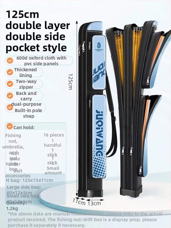 Твърд калъф за риболовни пръчки, лека мултифункционална чанта за принадлежности (Материал: Друг; Функции: Товарене на стръв; Монтиране на риболовна линия; Монтиране на пръчка; Монтиране на риболовен механизъм; Водоустойчивост: Не)