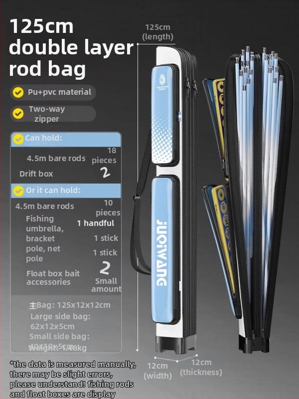 Твърд калъф за риболовни пръчки, лека мултифункционална чанта за принадлежности (Материал: Друг; Функции: Товарене на стръв; Монтиране на риболовна линия; Монтиране на пръчка; Монтиране на риболовен механизъм; Водоустойчивост: Не)