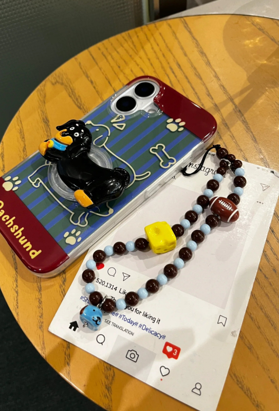 Najlonski kaiš za mobitel s perlicama, ručno izrađeno, DIY protiv gubitka