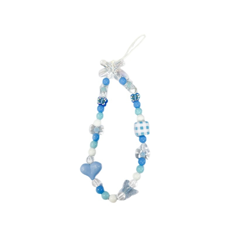 Najlonski kaiš za mobitel s perlicama, ručno izrađeno, DIY protiv gubitka