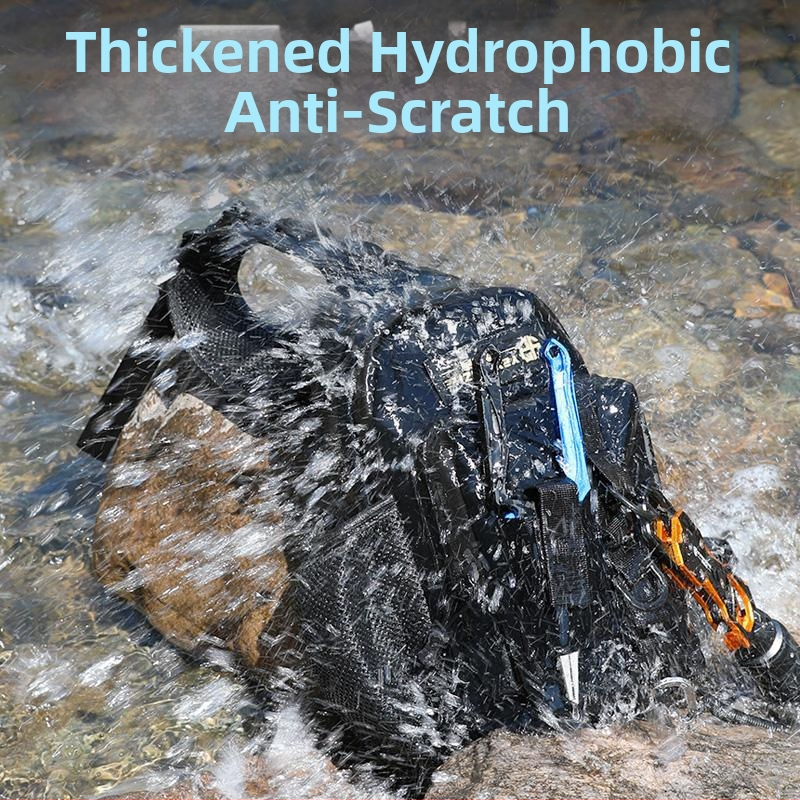 Camper риболовна чанта за оборудване — PVC материал, мултифункционална, носене като раница/презрамка/колан, не е водоустойчива