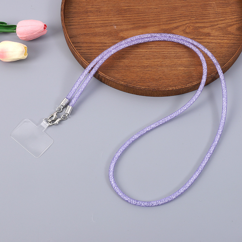 Europski stil anti-theft lanca za telefon i privjesak za torbu s mrežastim rhinestones ukrasom, duga crossbody lanac