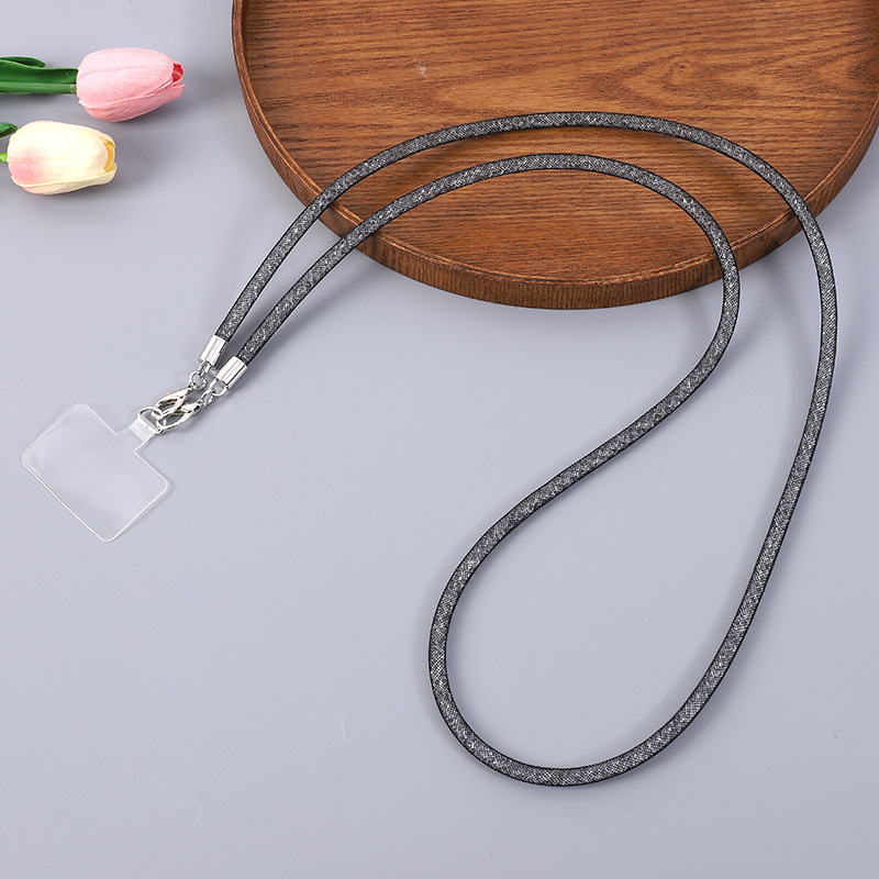 Europski stil anti-theft lanca za telefon i privjesak za torbu s mrežastim rhinestones ukrasom, duga crossbody lanac