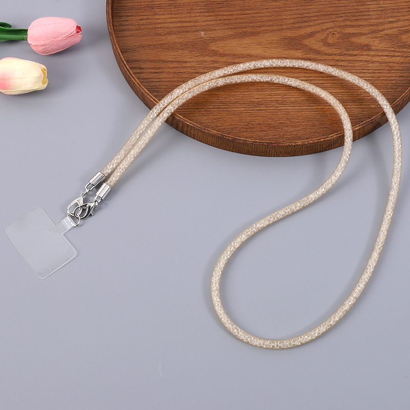 Europski stil anti-theft lanca za telefon i privjesak za torbu s mrežastim rhinestones ukrasom, duga crossbody lanac