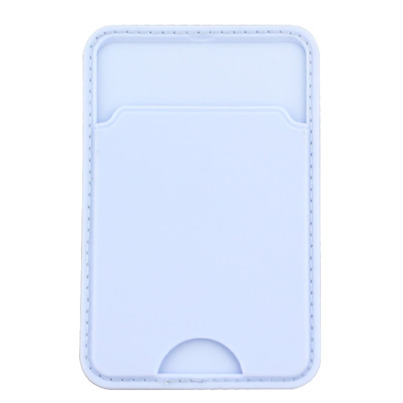 Telefon hátoldali kártyatartó személyre szabható logóval, műanyag, varrott, uniszex