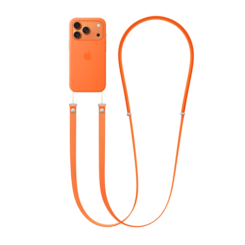 Μαγνητικό crossbody λουράκι για iPhone 17, νάιλον υφαντό, unisex, προσαρμοσμένο λογότυπο, μεταλλικό κούμπωμα