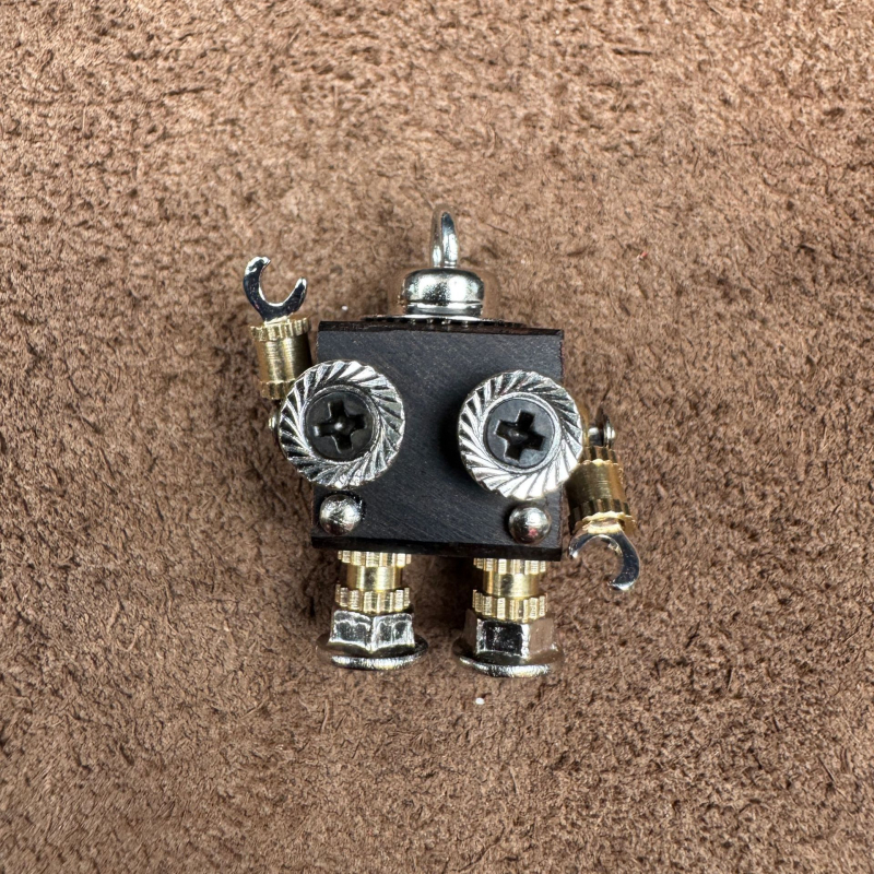 Punk robotski privjesak za ogrlicu – ručno izrađeno od legure, uzorak konstelacije/zodijaka, punk stil, vrhunski model