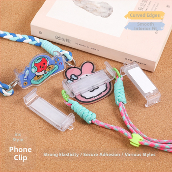 Akrila tālruņa aizmugures klips - hidrauliska veidošana, pielāgojams, unisex, daudzfunkcionāls aksesuārs