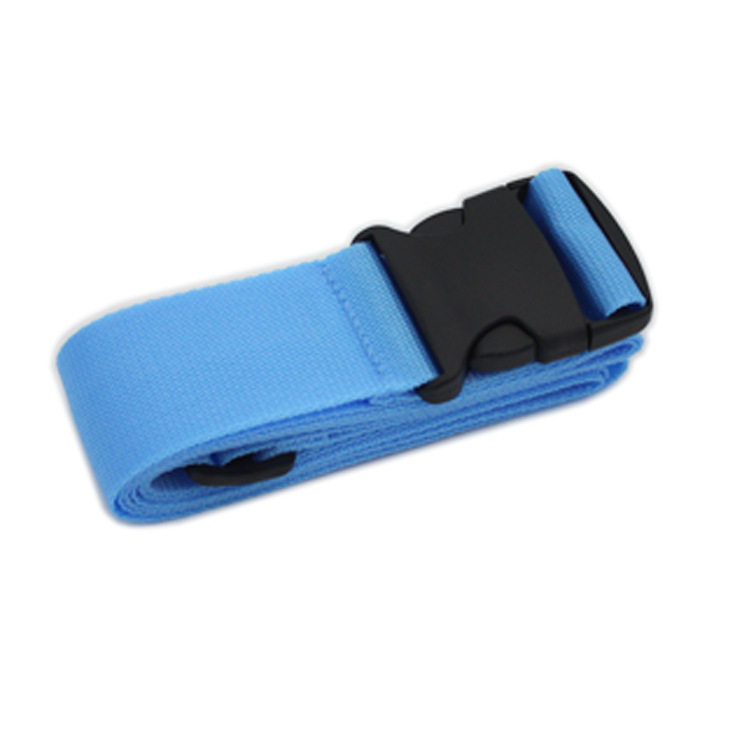 Pojas za pakiranje kofera s visokokvalitetnom PP trakom i POM kopčom; model: jedna riječ; napetost: jaka; namjena: jačanje prtljage; težina: 0,090 kg