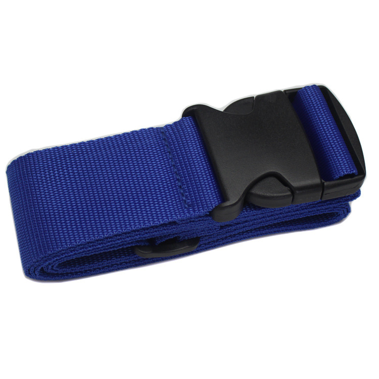 Pojas za pakiranje kofera s visokokvalitetnom PP trakom i POM kopčom; model: jedna riječ; napetost: jaka; namjena: jačanje prtljage; težina: 0,090 kg