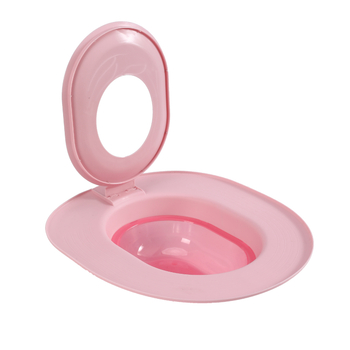 Комплект за обучение на котешки тоалет: капак, голям пръстен, малък съд, PP материал, полу-затворен дизайн