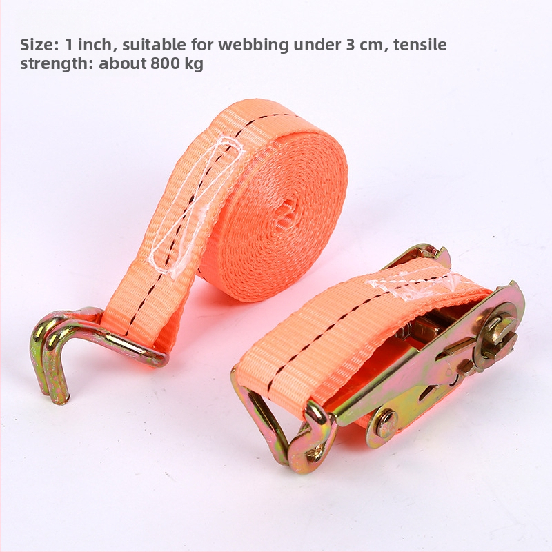 Ταινία στερέωσης εμπορευμάτων από πολυεστέρα με διπλό γάντζο, για μεταφορές και ασφάλιση φορτίου, χωρητικότητα 800 кг