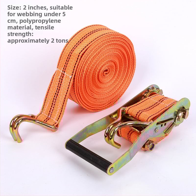 Ταινία στερέωσης εμπορευμάτων από πολυεστέρα με διπλό γάντζο, για μεταφορές και ασφάλιση φορτίου, χωρητικότητα 800 кг