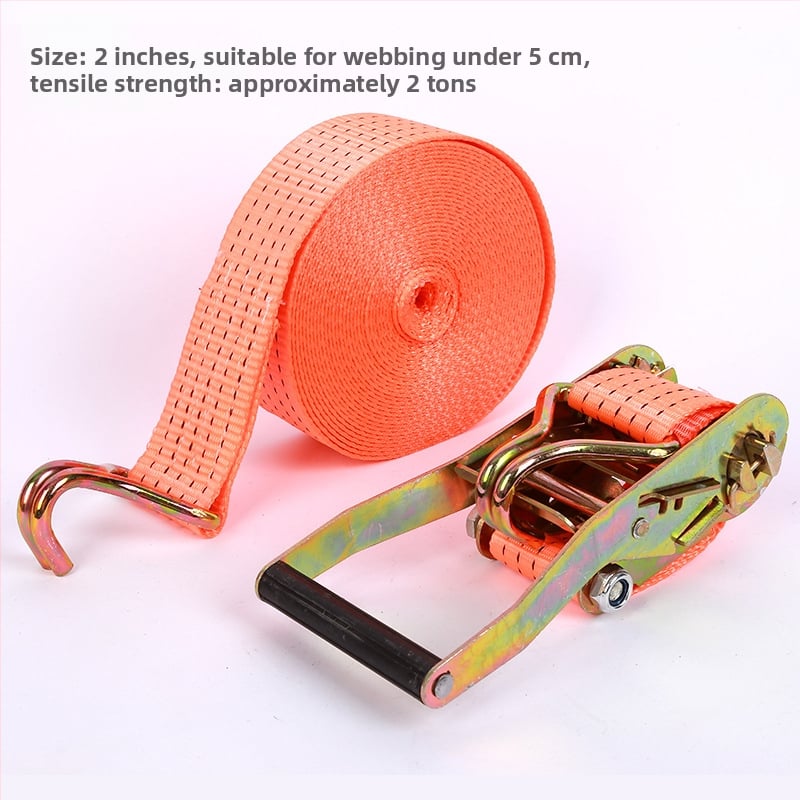 Ταινία στερέωσης εμπορευμάτων από πολυεστέρα με διπλό γάντζο, για μεταφορές και ασφάλιση φορτίου, χωρητικότητα 800 кг