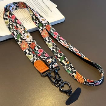 Dámsky lanyard na mobilný telefón s PP lanom a plastovou prackou