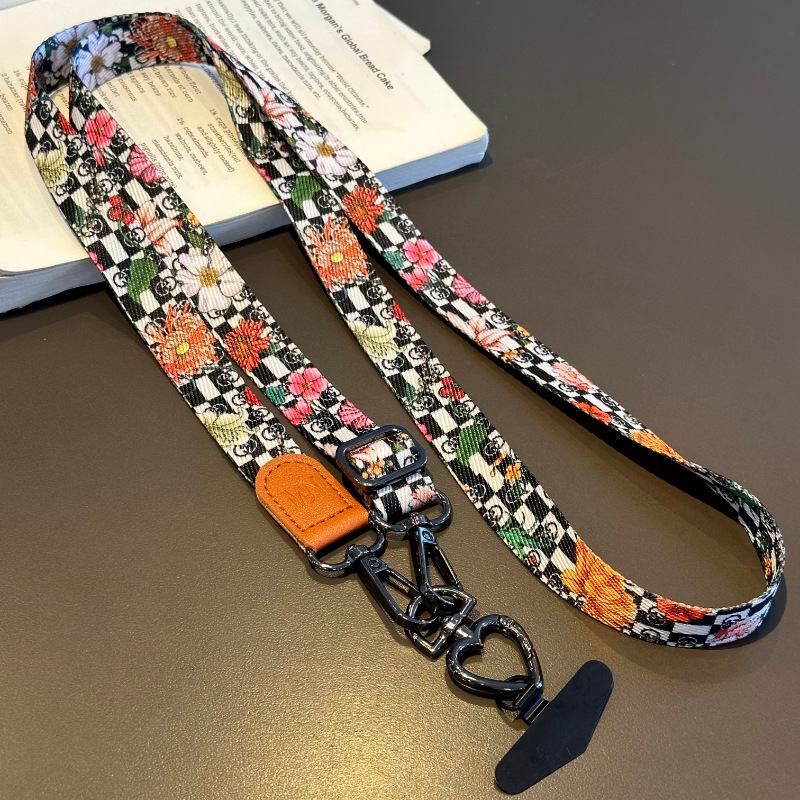 Dámsky lanyard na mobilný telefón s PP lanom a plastovou prackou