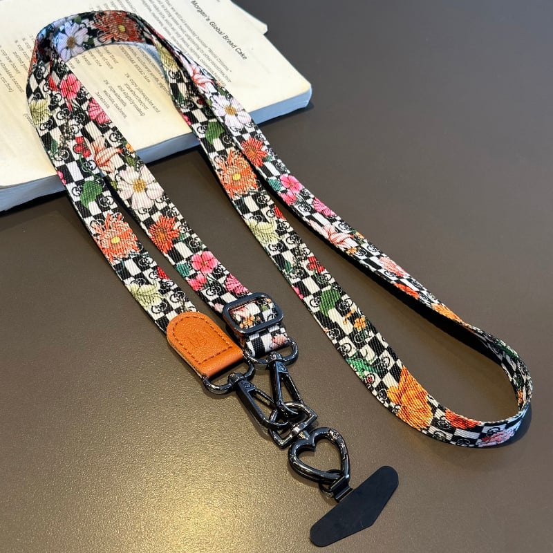 Dámsky lanyard na mobilný telefón s PP lanom a plastovou prackou